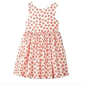 MINI BODEN VGUC HSA HTF Strawberry Print Cross Back Dress